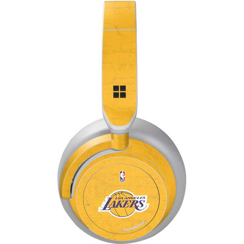 NBA Los Angeles Lakers Distressed Surface Headphones Skin